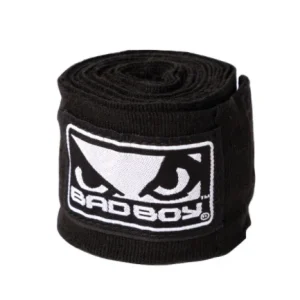 Bandages de Boxe Bad Boy - 3 Mètres - Noir/Blanc