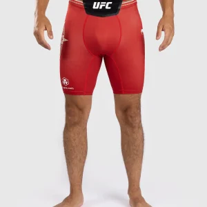 Noche UFC by Venum Authentic Fight Night Short de compression pour Hommes - Rouge